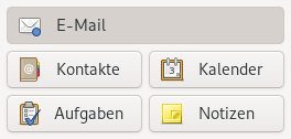 Layout der Umschalter-Knöpfe, sobald eine neue Nachricht eingetroffen ist